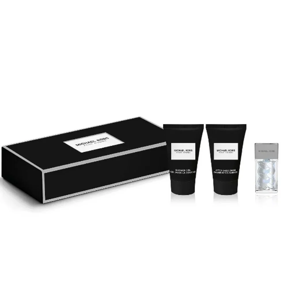 Michael Kors Pour Homme EDP Set-Mini 5ml& Shower Gel &Shave 2 x 25ml-3pc-BOX-NEW